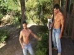 2 Hunks plow outdoors