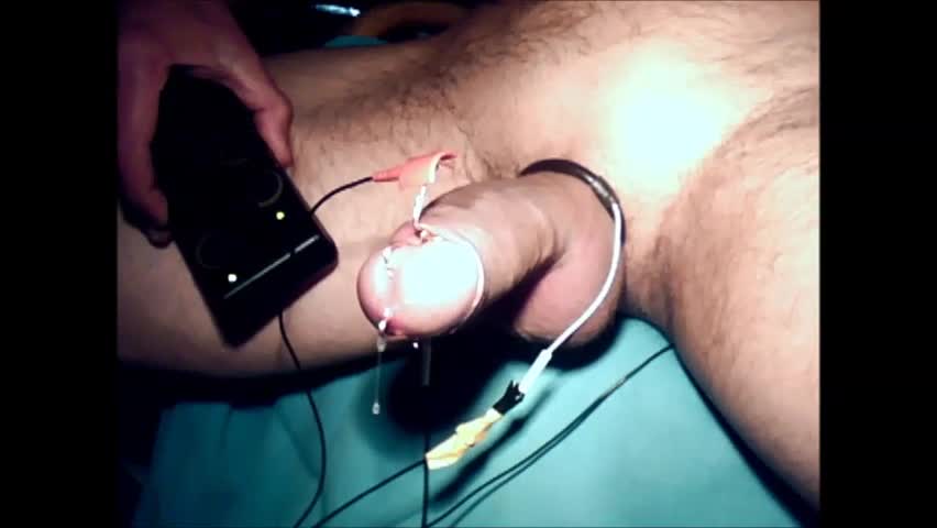 A long Session (shortened this chabre!) Of Prelove juice And love juice Milking With A TENS Unit: 2 Loops, Prostate through Tthis chab anal opening, A