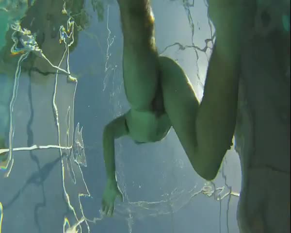 Swimming undressed In Slow Motion, Including Some underwater Dancing