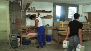 Three homosexual Carpenters Have Some Hard Wood