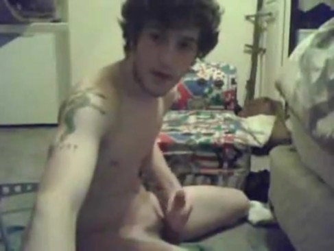 18yo ideal large shlong bushy lad Jerking O