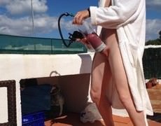 This Is My Biggest Pump Of This Year, From 28/02/2015, I get A monstrous Ball Sack, And Swinging Outdoor, enjoy The Image I Hope you Like It, And Leav