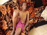 dark African teen (eighteen+) Strokes His large wang And Cums