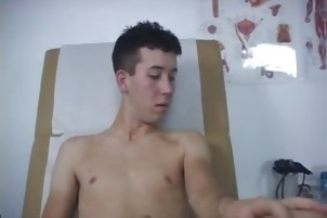 College men wanking In Shower And attractive twink homo