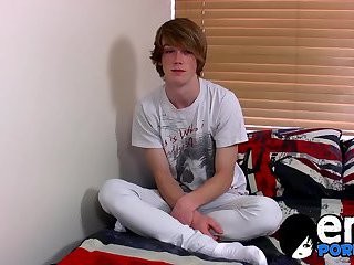 Ginger Emo twink Kai Alexander Pleasures Himself On A couch