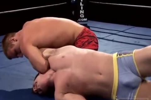 Friday Nite Wrestle 65 cocky Frat lad Wrestling