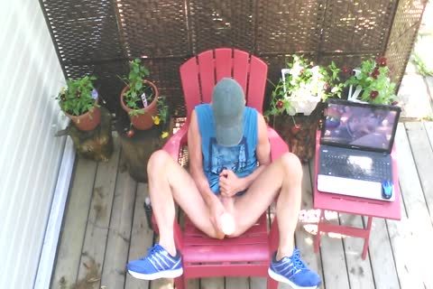 Outdoor sex dildo Session #1