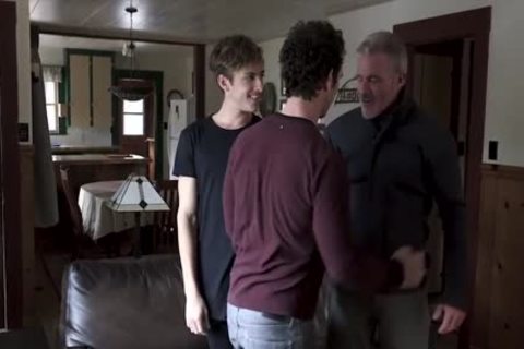 Stepdad And Step old chap Spitroast A lustful twink