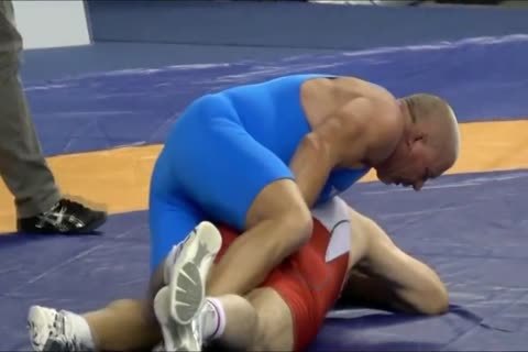 old guys Wrestling, Two filthy Daddies Go At It