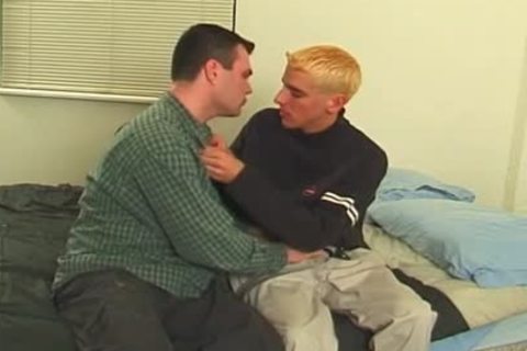 blonde twink Is seduced By A fashionable old guy