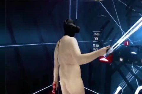 Beat Saber 1 Part 4of4 Fully bare Mixed VR