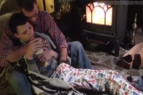 Daddy Warms Up His moist Bottom lad By fucking Him Hard