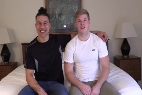 Latino Claps youthful hairy Cheeks Of blonde teen