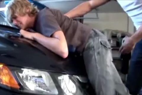 Spanked By Brother In The Garage