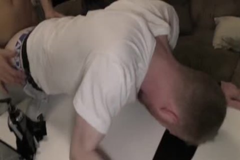 infirm Ex Military Masculine Lad banged