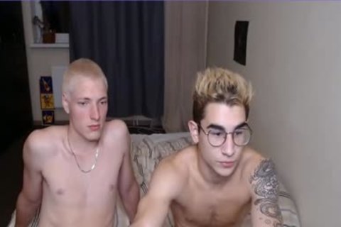 Two boyz caress Each Other And Use dildo On Their pooper