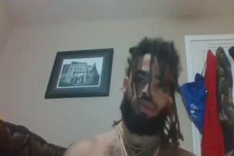 chap With A admirable ass Fondling And Masturbating With A sex tool In His butthole
