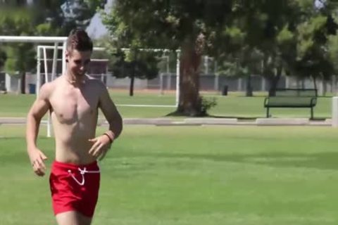 Skater teen Kellan Hartmann Jerks His large 10-Pounder