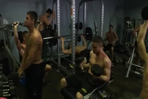 Gym orgy