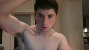 stunning twink Showing His 10-Pounder To His Fans On web camera