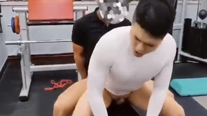 Chinese Fitness trainer seduce And bonks Trainer