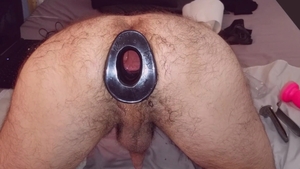 hairy And Gaped Wide - Inside View Though Speculum And Noisy gap Gape