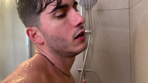 jerking off In The Shower After Gym!