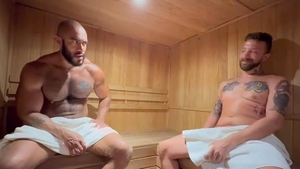 naked Yogui fuck In Sauna