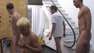 boyz Locker Room (autofellatio)