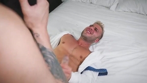 Two pretty studs Making A horny Sex