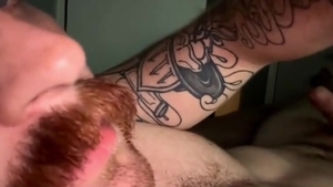 str8 Tatted delicious Ginger Stached POV (Ladies only cam)