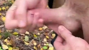 Caught A Forester jerking off, pounded A twink Hard And Finished All Over Him