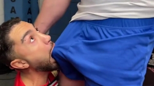 Cheerleader receives poked