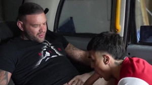 A naughty oral-stimulation In A Taxi Made Him shoot his sperm [ONLYFANS]