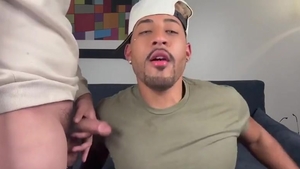 straight-Curious Edgar Makes Him drink All His Nut - D-Lo