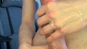 twink lad two cum