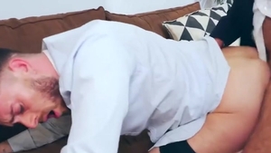 Muscle homo ass-copulation With cumshot