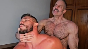 Daddy nails pumped up Brazilian