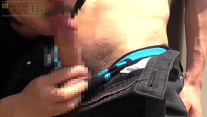 Japanese teen plow outdoors