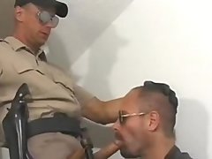 lusty Cop Officer Meets Leather hairy Bear